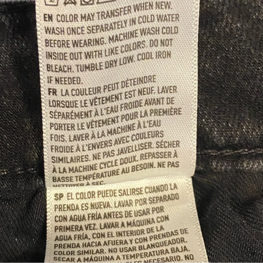 AMERICAN EAGLE Airflex+ Slim Fit Jeans Black Mens 32x32 Stretch Denim
